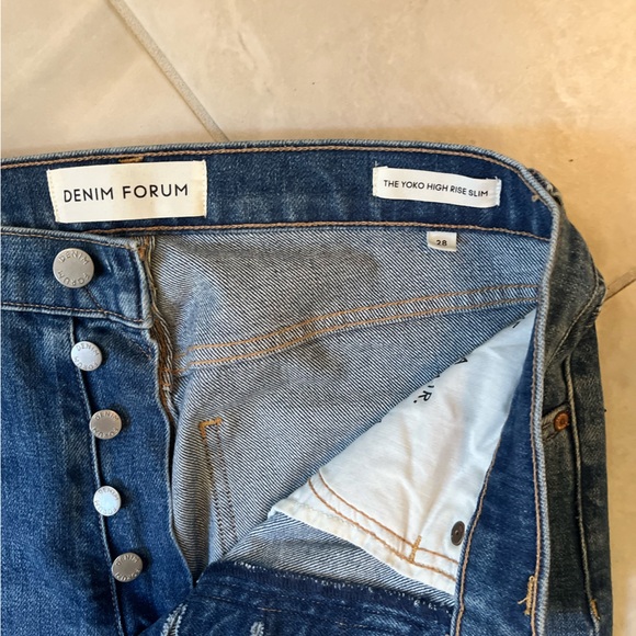 Denim Forum Yoko High Rise Slim - Picture 3 of 6